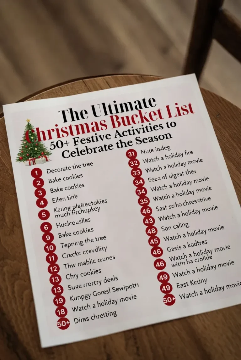 The Ultimate Christmas Bucket List: 50+ Festive Activities to Celebrate the Season