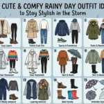 15+ Cute & Comfy Rainy Day Outfit Ideas to Stay Stylish in the Storm