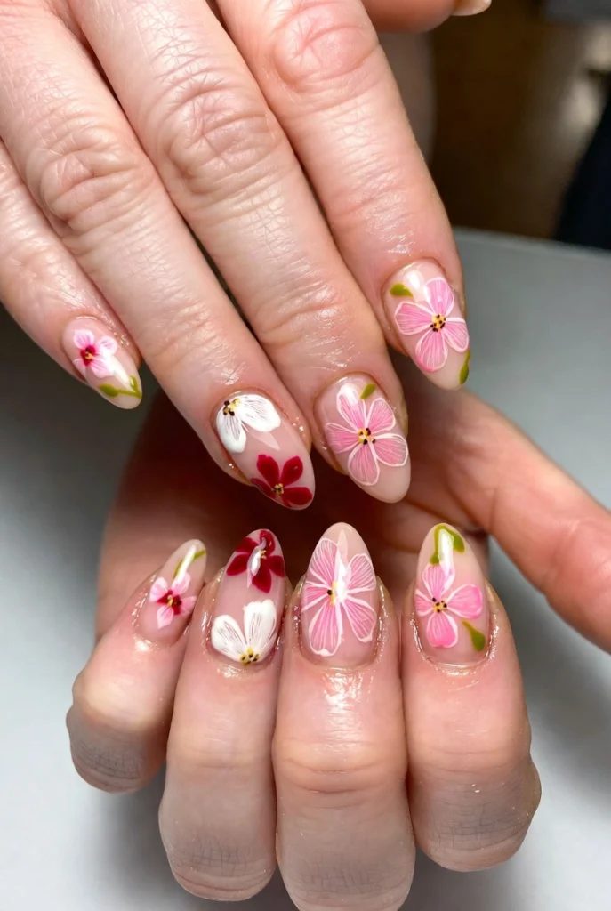 Floral Nail Designs
