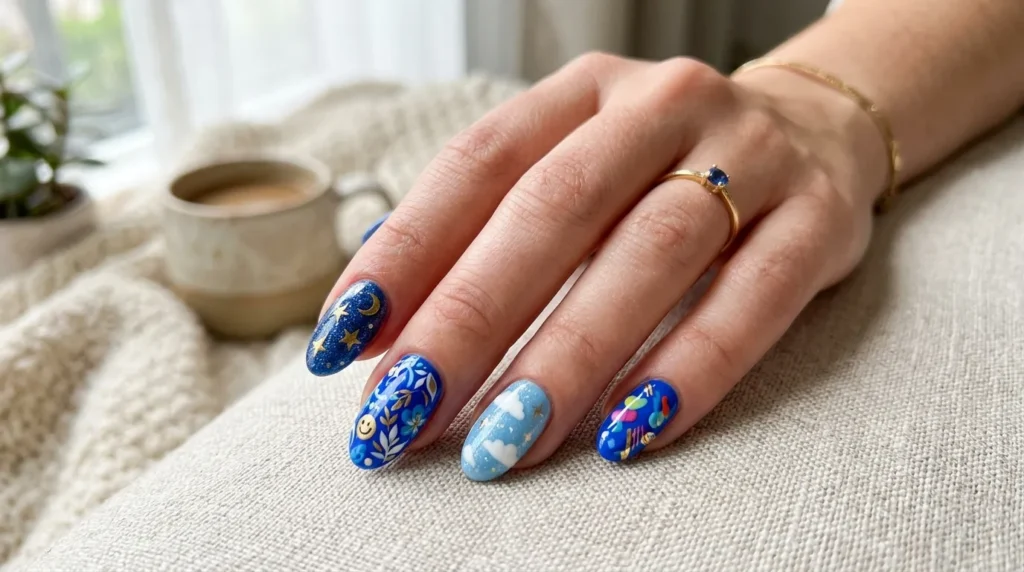 Fun Blue -Fille vibe
