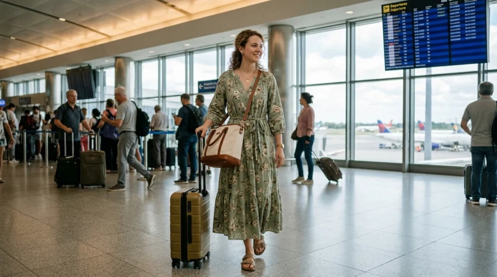 Light Maxi Dress for Travel Days