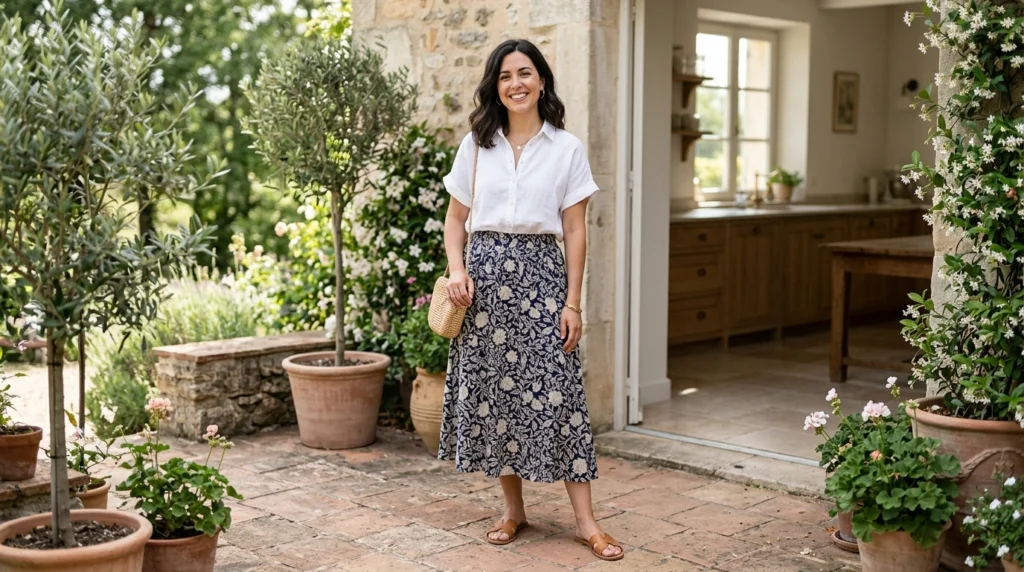 Skirt with Simple Top