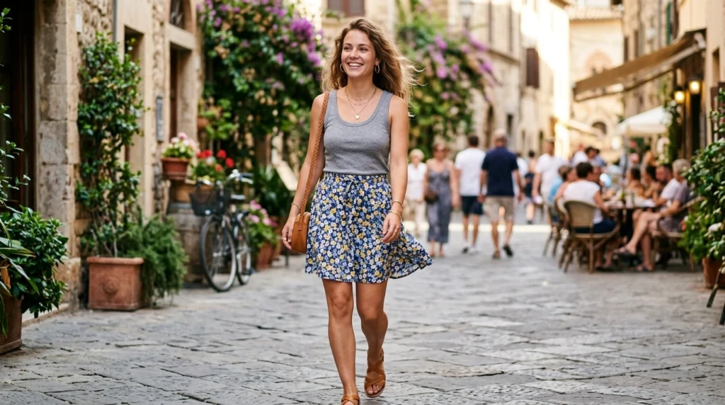 Skirt with Tank Top