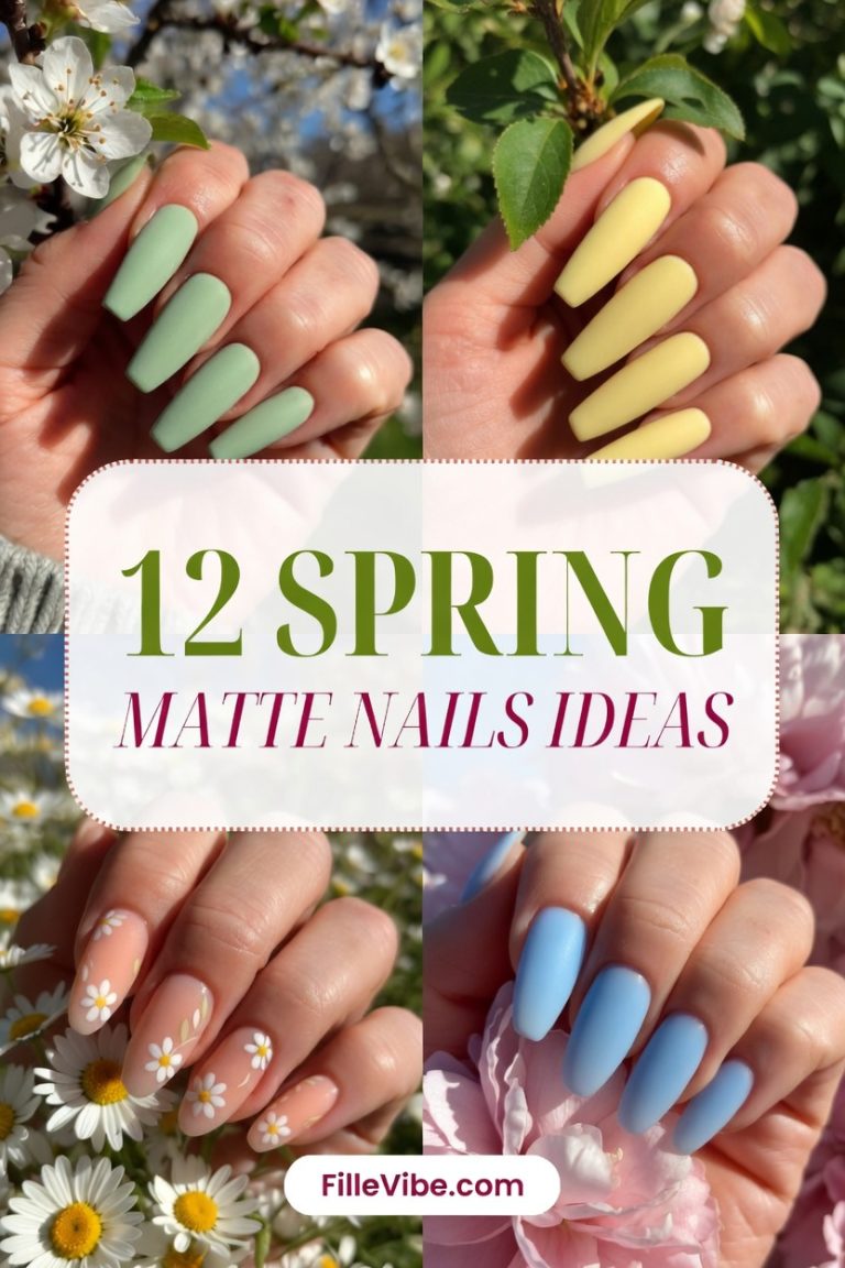 12 Spring Matte Nails Ideas That Feel Soft, Modern, and Effortlessly Stylish