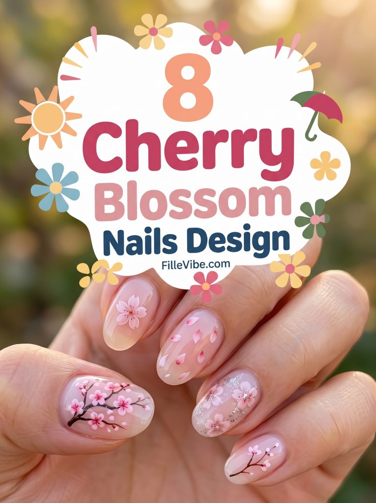 8 Cherry Blossom Nails Design Ideas That Feel Soft, Fresh, and Instantly Pretty