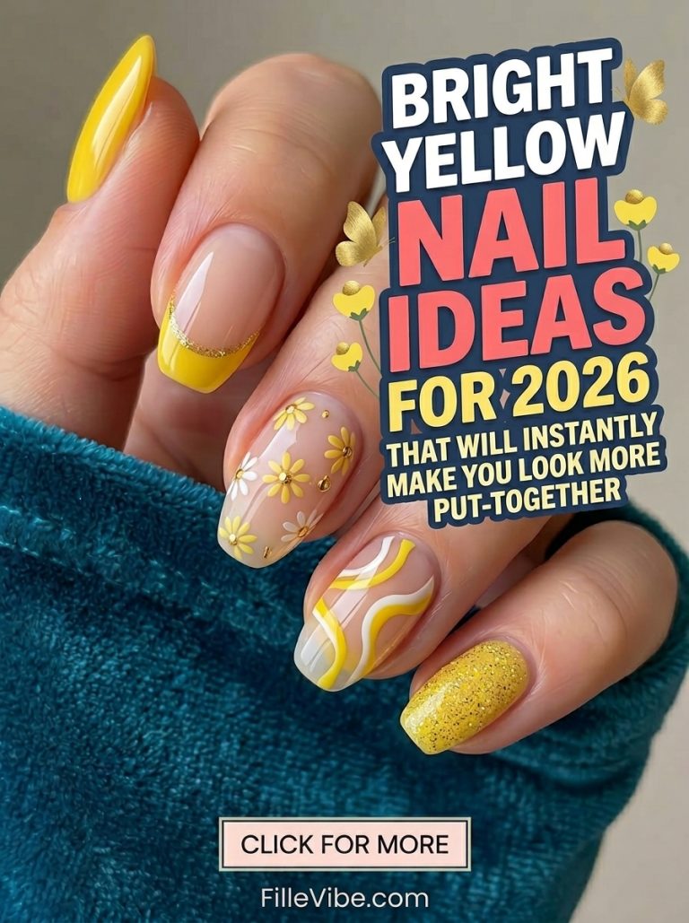15 Bright Yellow Nail Ideas 2026 That Instantly Upgrade Your Look