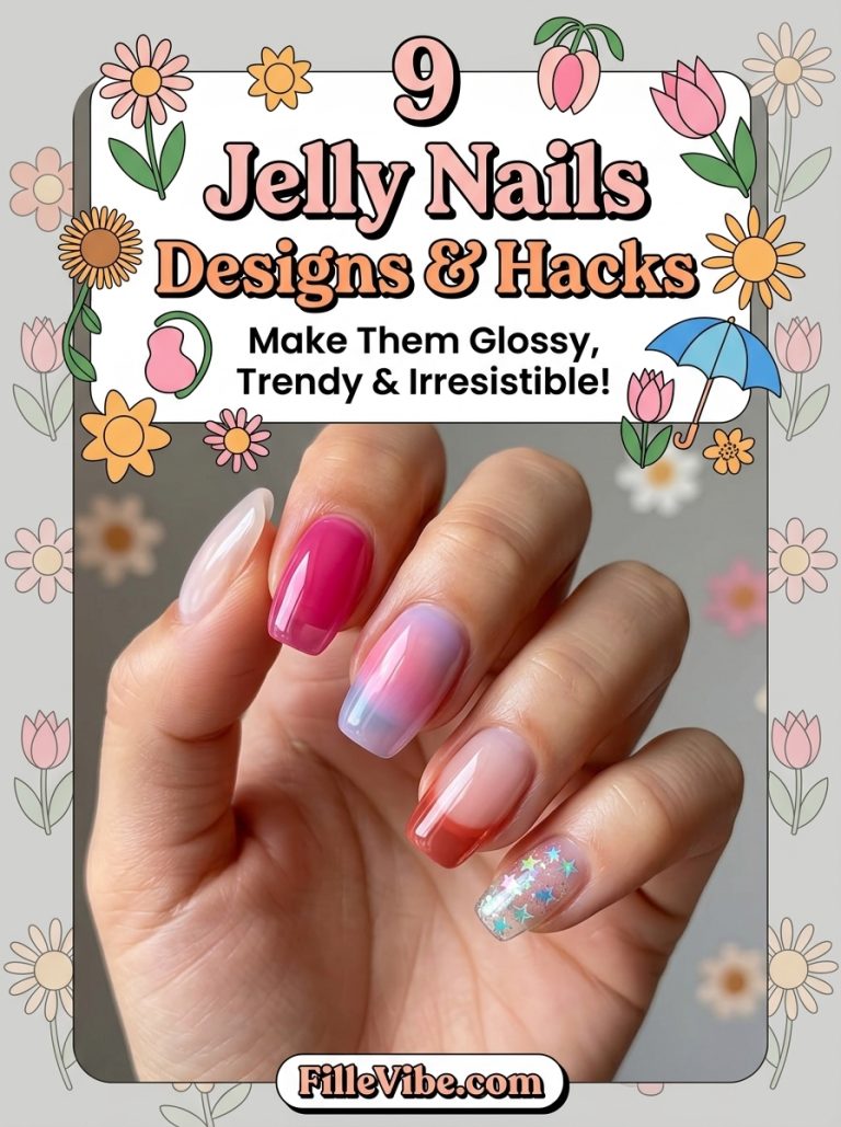 9 Jelly Nails Designs Hacks That Instantly Make Your Nails Look Glossy, Trendy, and Irresistible