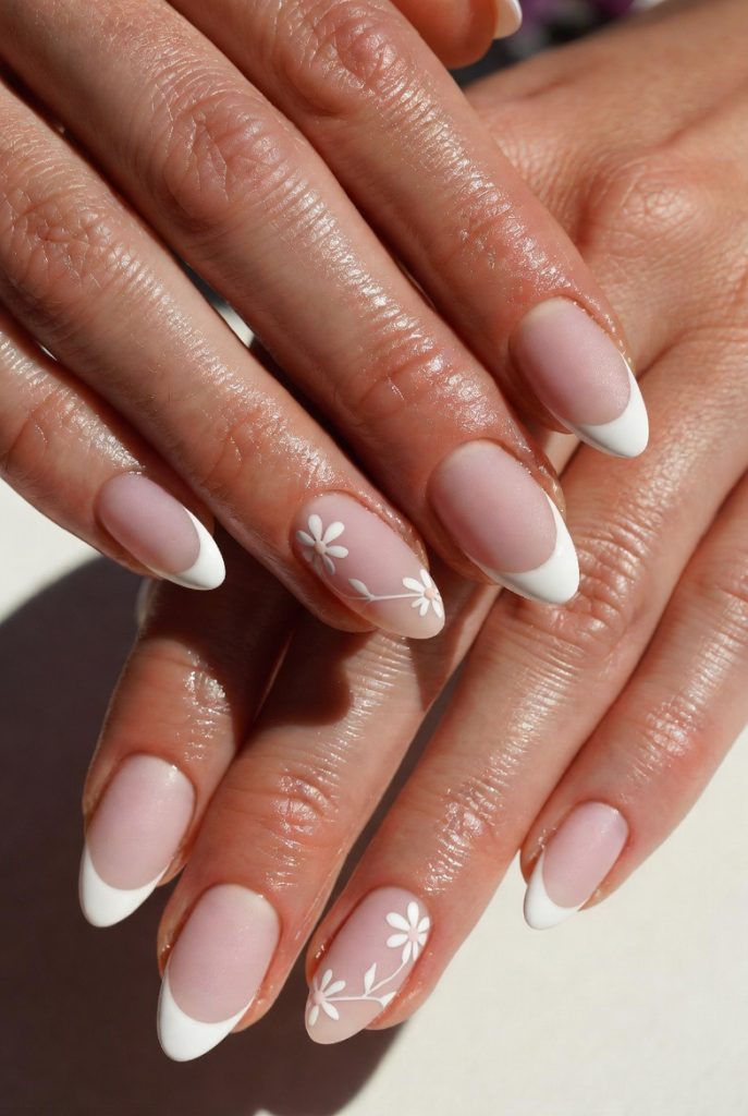 Matte French Tips-Fille Vibe