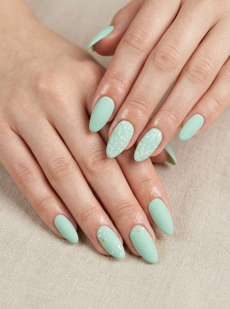 Matte Mint Green Freshness-Fille Vibe