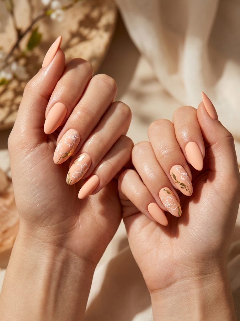 Matte Peach Glow-Fille Vibe