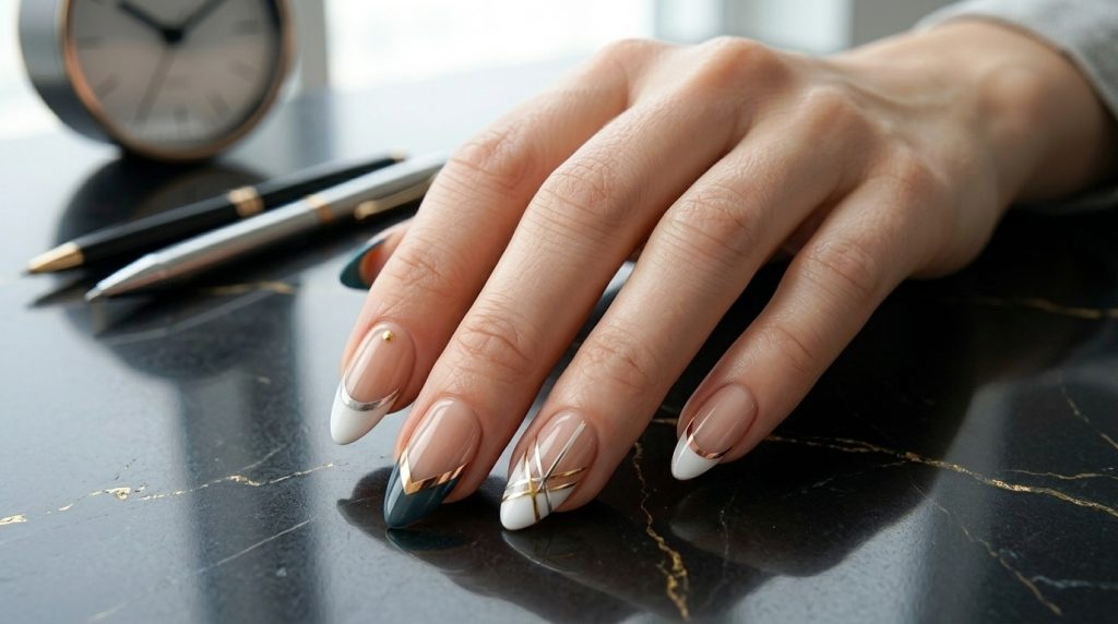 Transparent Pink Jelly Nails