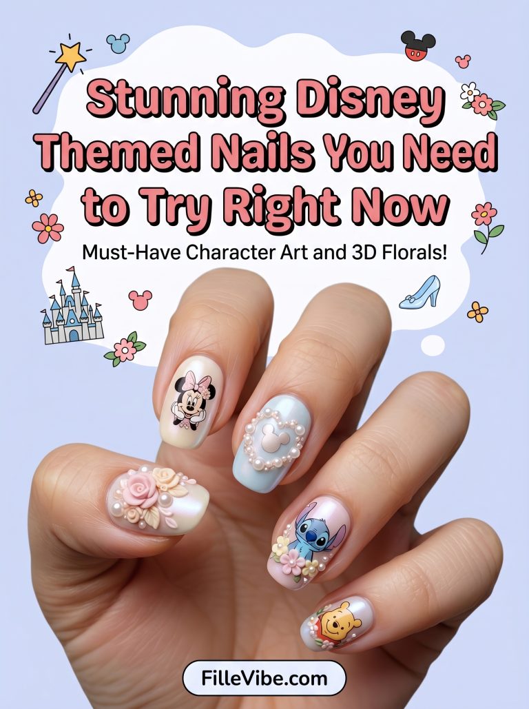 Stunning Disney Themed Nails That Turn Your Manicure Into Pure Magic