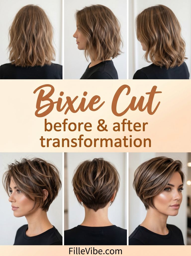 Bixie Cut Before and After Transformation That Completely Changes Your Look
