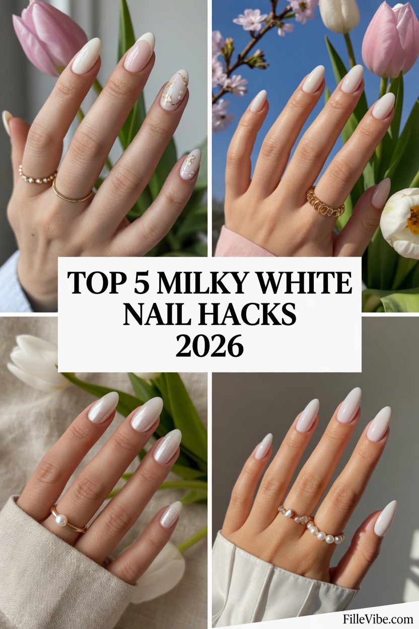 Top 5 Milky White Nail Hacks