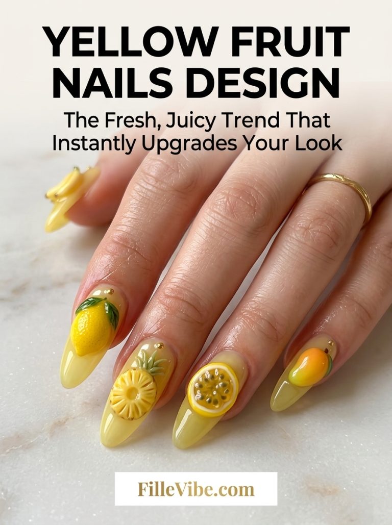 Yellow Fruit Nails Design: The Fresh, Juicy Trend That Instantly Upgrades Your Look