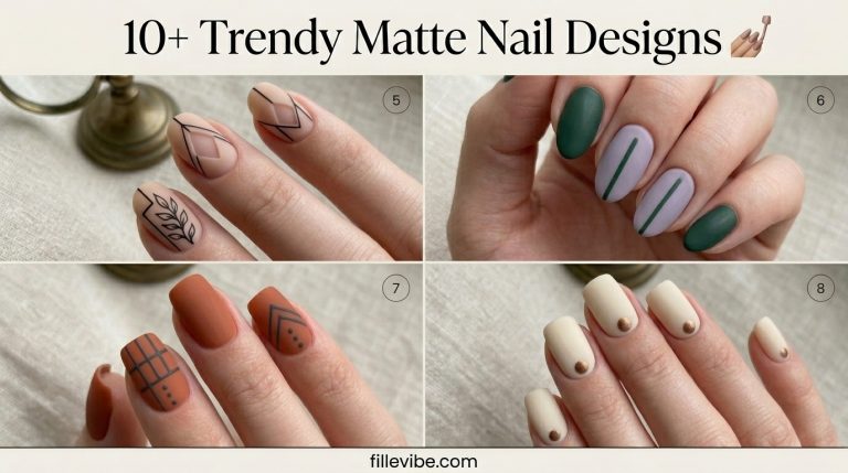 10+ Trendy Matte Nail Designs
