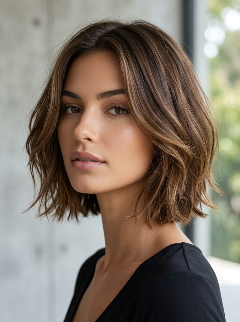 Chin_length_textured_cut_Fille vibe