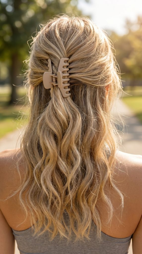  Claw Clip Sporty Twist-Fille vibe