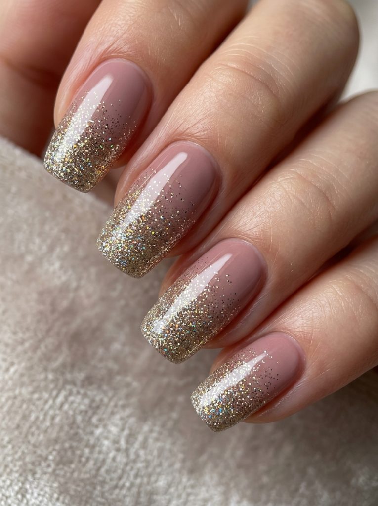 Gradient to Glitter-Fille vibe