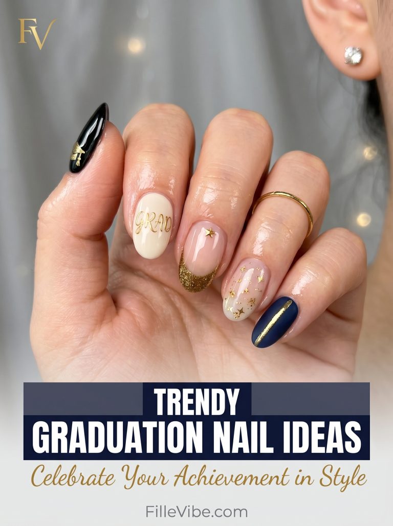 Trendy Graduation Nail Ideas 2026: Show Your School Spirit and Style in the Most Beautiful Way