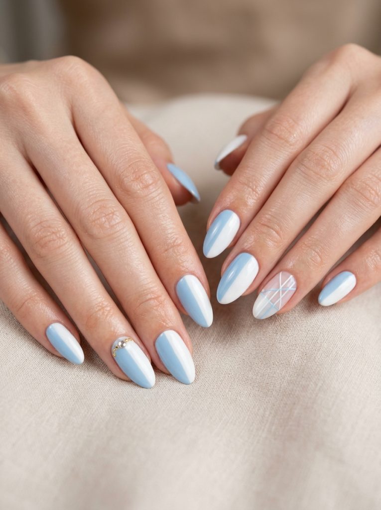 Half and Half Nails That Feel Bold Yet Balanced-Fille vibe