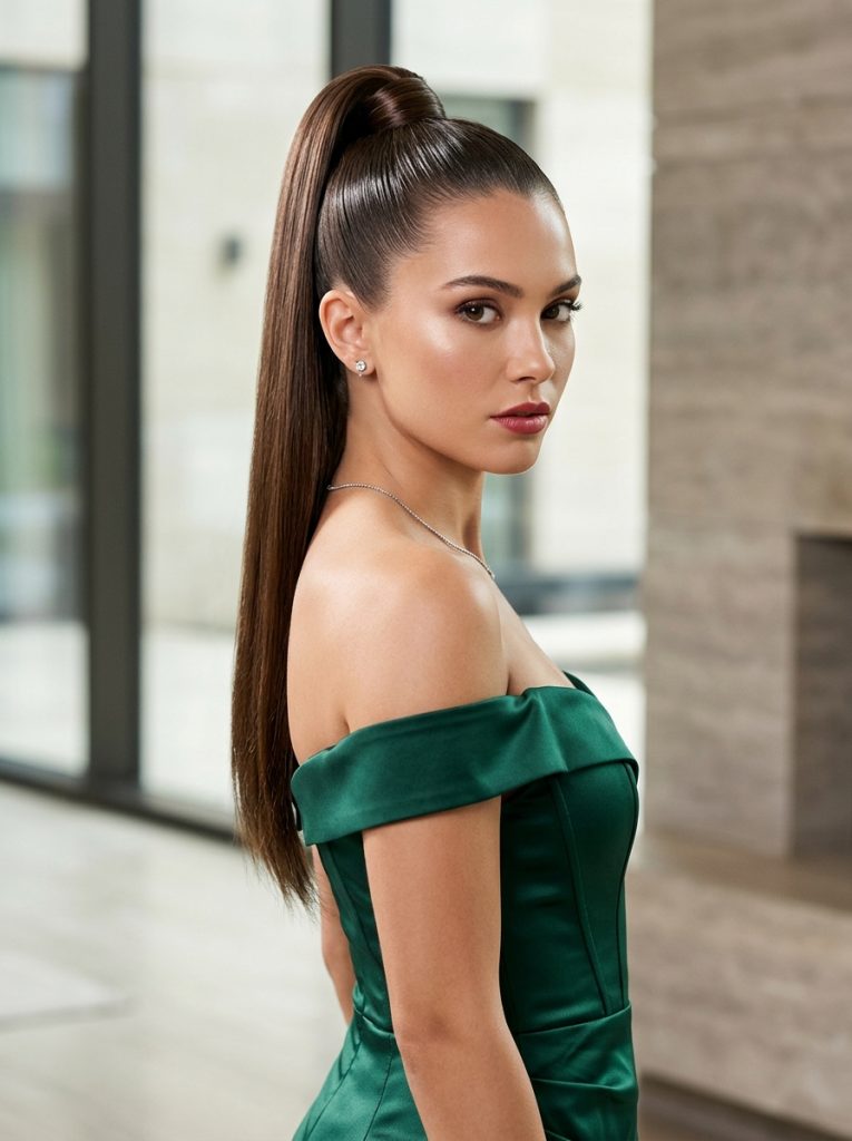 High_gloss_sleek_ponytail_Fille vibe