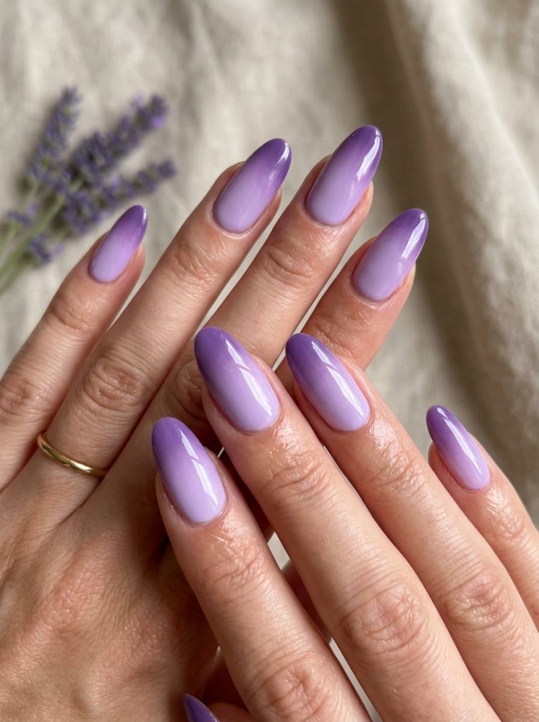 Lavander Ombre Nails-Fille vibe