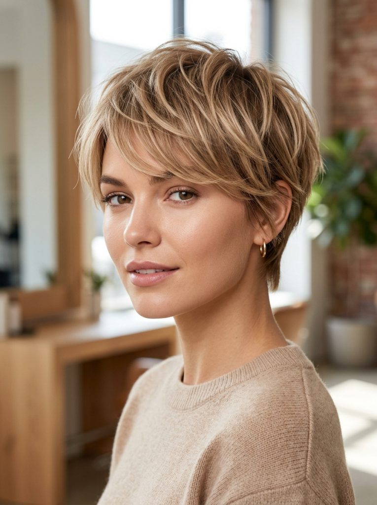Layered_pixie_cut_hairstyle_Fille vibe