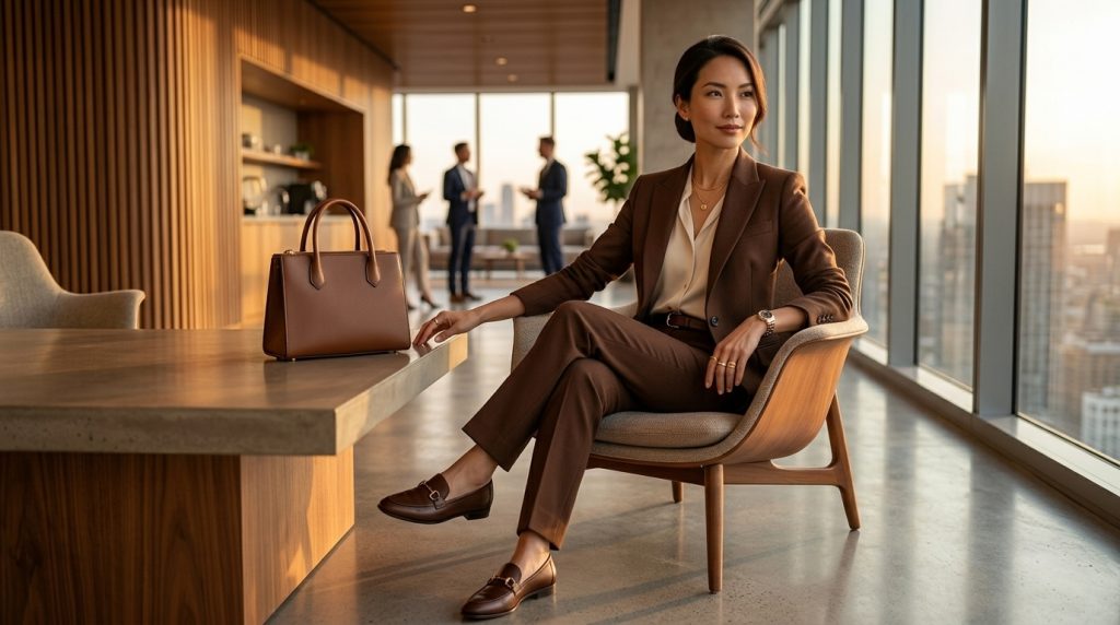 Chocolate Brown Suit Set