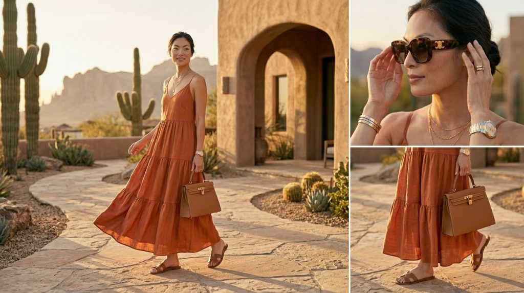 Desert Toned Maxi Dress