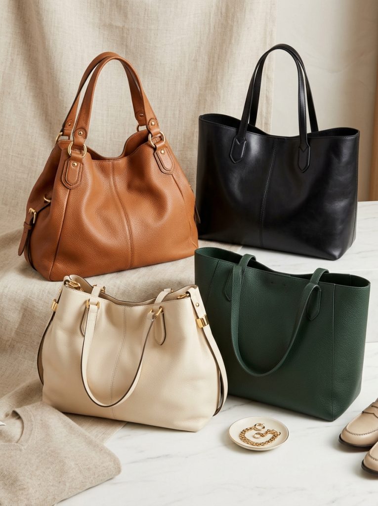 Oversized_leather_totes_styling_Fille vibe