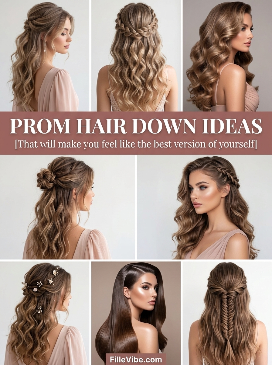 Prom Hair Down Ideas That Will Make You Feel Like the Best Version of Yourself