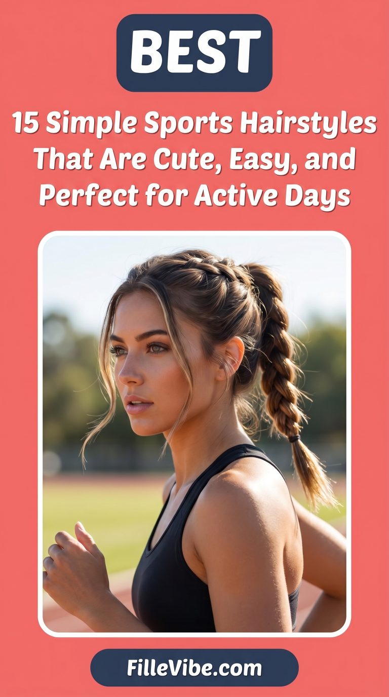 Simple Sports Hairstyles That Make You Look Cute, Confident, and Put Together