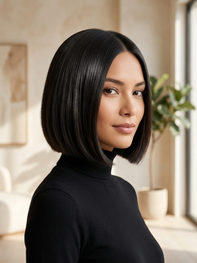 Sleek_chin-length_cut_Fille vibe