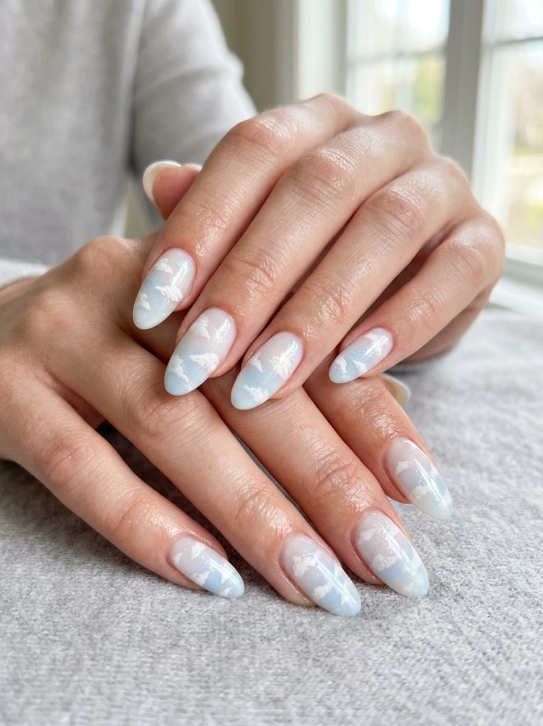 Soft Cloud Nails That Feel Like a Dream-Fille vibe
