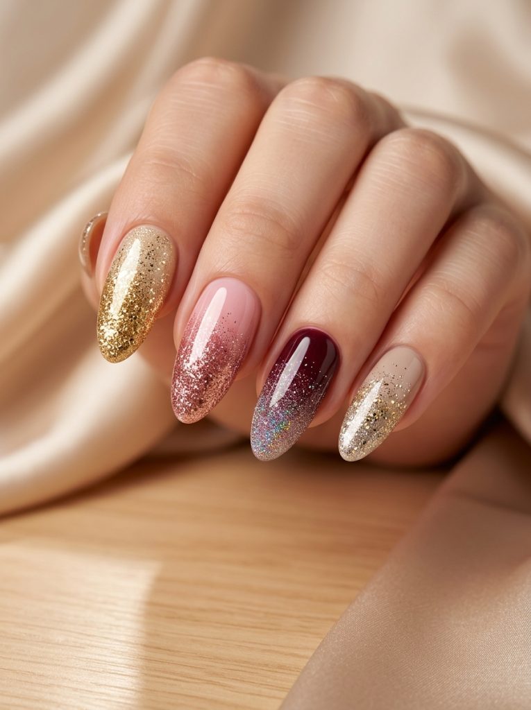 Sparkle nails-Fille vibe