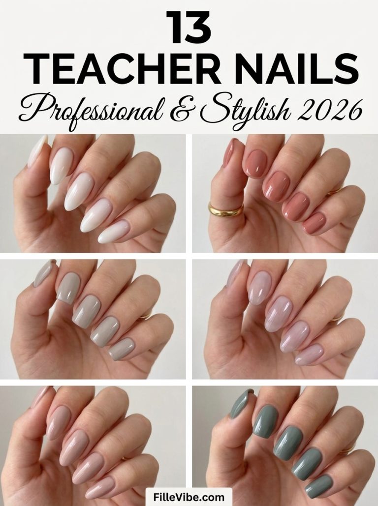 13 Teacher Nails That Feel Polished, Practical, and Quietly Stylish