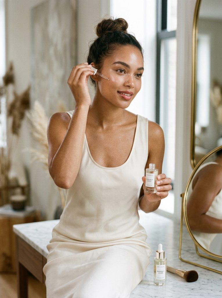 Treating Your Skin -Fille vibe