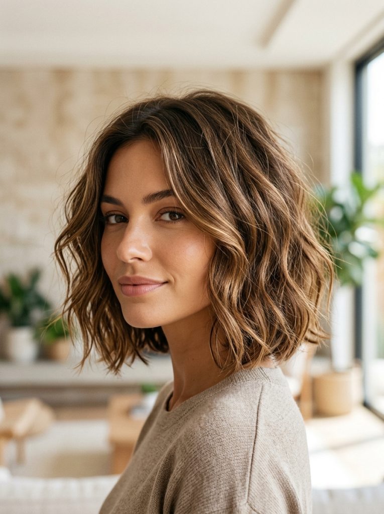 Wavy_short_bob_hairstyle_Fille vibe