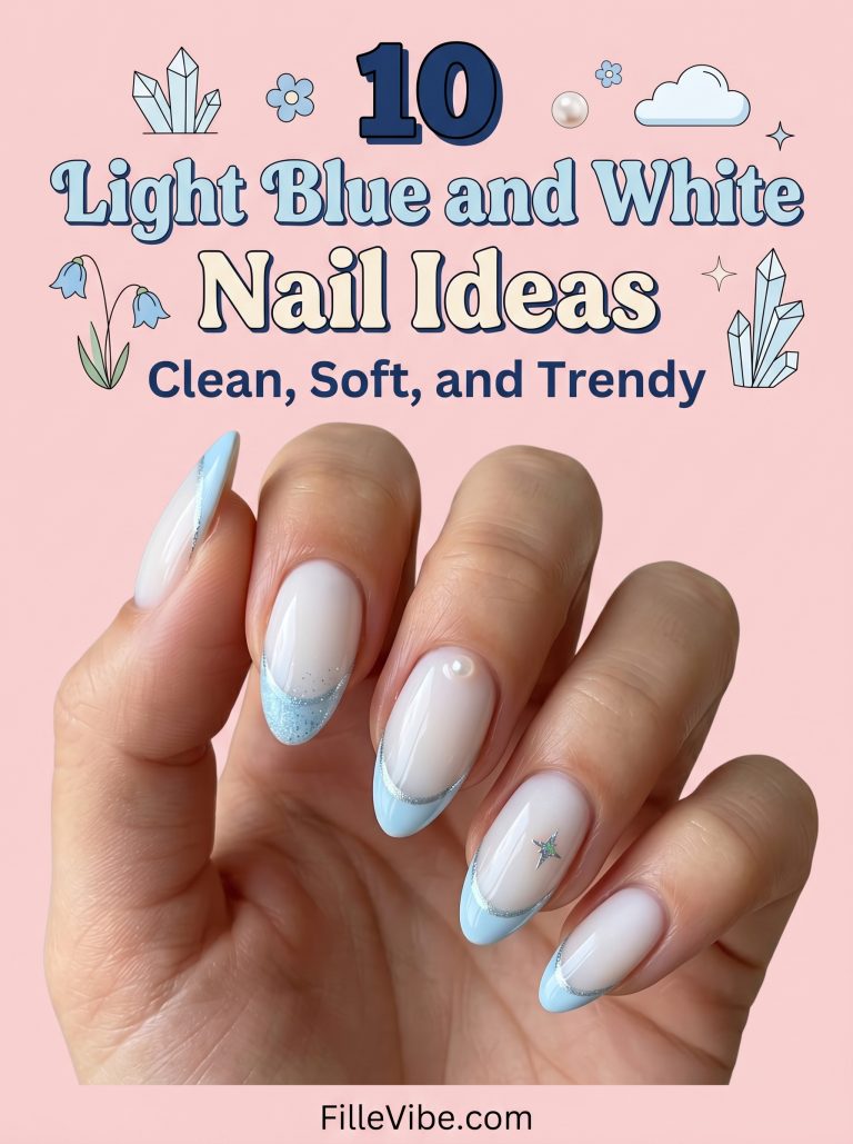 Light Blue and White Nails: The Effortless Trend That Makes Your Hands Look Instantly Polished