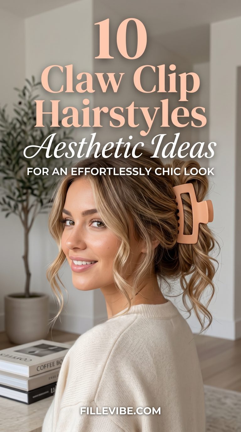 10 Claw Clip Hairstyles Aesthetic Ideas That Instantly Make You Look Effortlessly Stylish