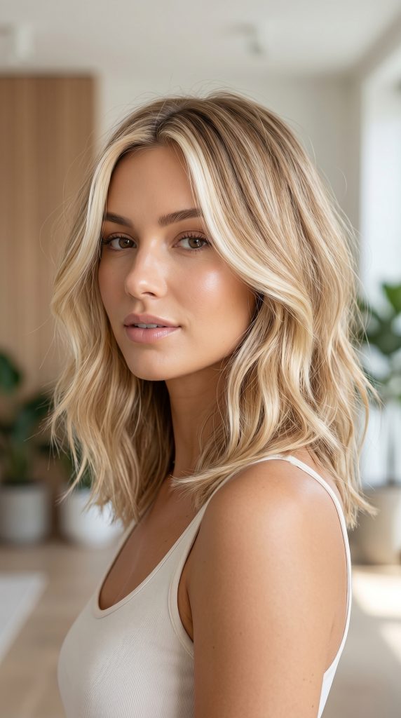  Buttercream Blonde Money Piece-Fille vibe
