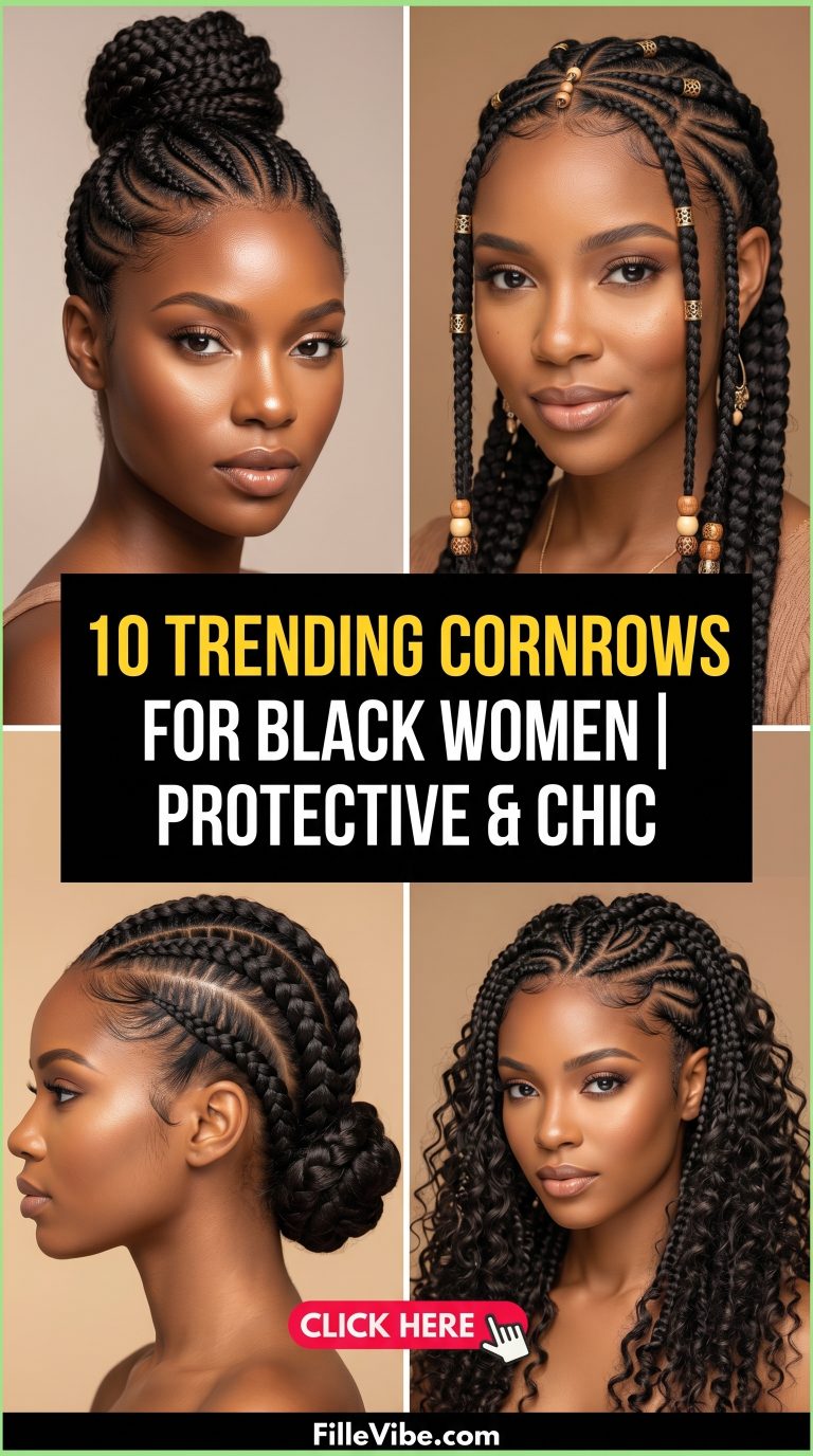 10 Cornrow Hairstyles for Black Women: Stunning Protective Styles That Never Go Out of Fashion