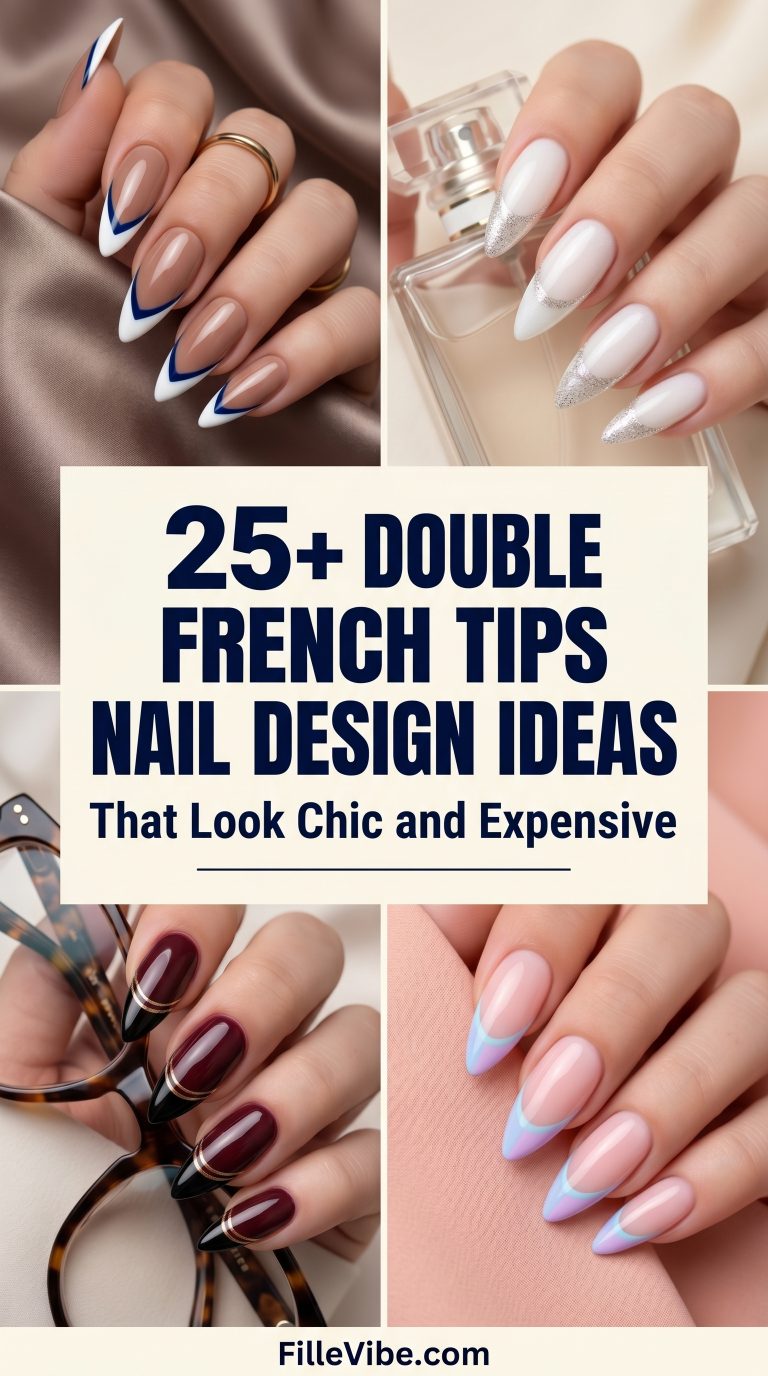 Double French Tips Nail Design: 25 Stunning Ideas That Make Every Manicure Look Instantly More Expensive