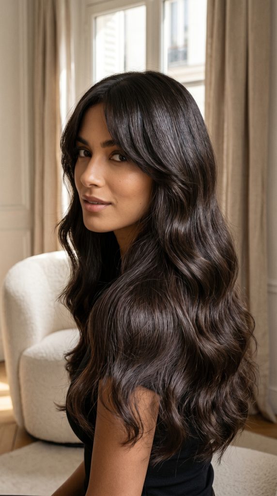 Espresso Silk Brunette-Fille vibe