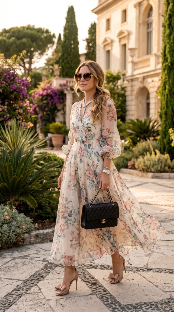 Garden Resort Outfit-Fille vibe