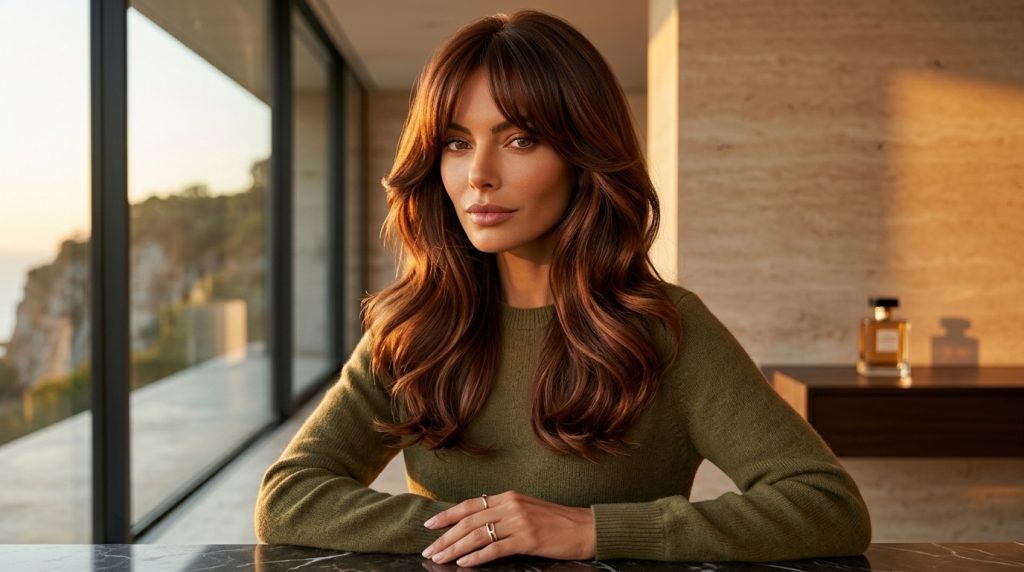 Chestnut Brown Hair With Subtle Auburn Tones