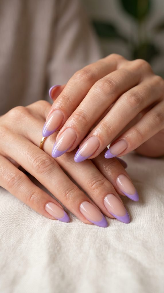 Lavender French Tips-Fille vibe