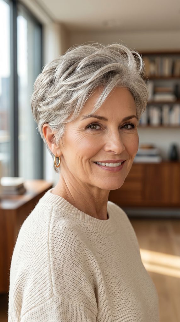  Layered Pixie Cut-Fille vibe