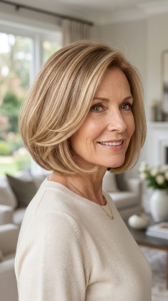 Soft Rounded Bob-Fille vibe